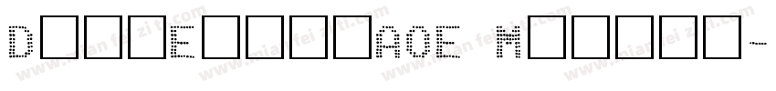 DataErrorAOE Medium字体转换